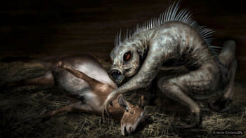 রহস্যময় রক্তচোষা চুপাকাবরার নাম এসেছে ছাগল থেকে। ছবি: জেমি কিরিনোস/ এসপিএল 