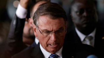 ব্রাজিলের নির্বাচনের পরাজিত প্রার্থী জায়ের বলসোনারো। ছবি: রয়টার্স