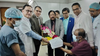 সুস্থ হয়ে বাড়ি ফিরলেন বিএসএমএমইউয়ে লিভার ট্রান্সপ্লান্ট করা মন্তেজার