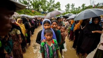 রোহিঙ্গা শরণার্থী। প্রতিকী ছবি: ইউএনবি