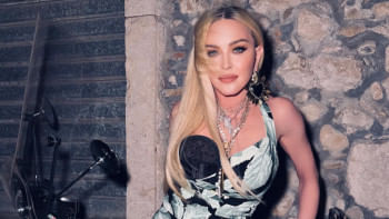 মার্কিন পপ তারকা ম্যাডোনা। ফাইল ছবি: এএফপি