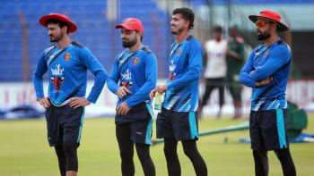 Hamid Hasan, Rashid Khan, mujeeb ur rahman and Mohammad Nabi