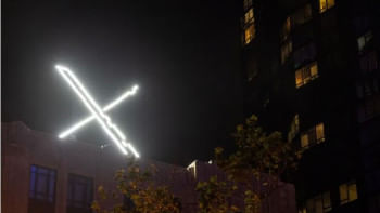 এক্স এর লোগো। প্রতিকী ছবি: রয়টার্স