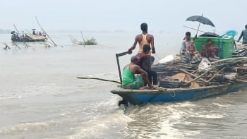 কুড়িগ্রামে তিস্তার পানি বিপৎসীমার ৩৭ সেন্টিমিটার ওপরে
