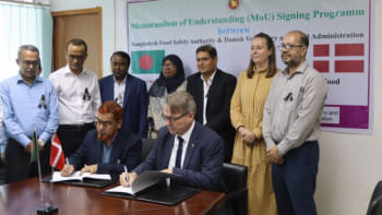 টেকসই খাদ্য নিরাপত্তা অর্জনে ডেনমার্কের সঙ্গে সমঝোতা স্মারক সই