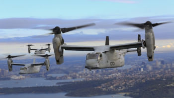 মার্কিন সামরিক উড়োজাহাজ অসপ্রে-২২। ফাইল ছবি: এএফপি