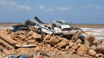 লিবিয়ায় বন্যা