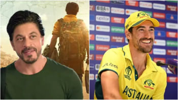 শাহরুখ খান ও মিচেল স্টার্ক