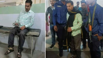 ডান্ডাবেড়ি পরিয়ে অসুস্থ যুবদল নেতাকে হাসপাতালে নিলো কারা কর্তৃপক্ষ