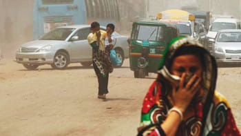 আজ সকালে ঢাকার বাতাস ‘অস্বাস্থ্যকর’
