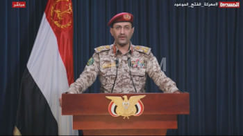 হুতি বিদ্রোহীদের সামরিক মুখপাত্র ইয়াহিয়া সারে। ছবি: এক্স (ভিডিও থেকে স্ক্রিণশট)