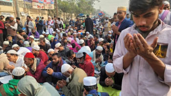আখেরি মোনাজাতে শেষ হলো বিশ্ব ইজতেমার প্রথম পর্ব বিশ্ব ইজতেমা