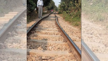 বেঁকে যাওয়া রেলপথ