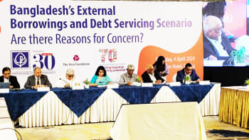 সেন্টার ফর পলিসি ডায়ালগ, সিপিডি, বিদেশি ঋণ, জিডিপি,