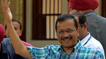 দিল্লির মূখ্যমন্ত্রী অরবিন্দ কেজরিওয়াল। ফাইল ছবি: এএফপি