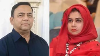 পুলিশের সাবেক আইজিপি বেনজীর ও তার স্ত্রী জীশান মীর্জা। ছবি: সংগৃহীত/কোলাজ পুলিশের সাবেক আইজিপি বেনজীর ও তার স্ত্রী জীশান মীর্জা। ছবি: সংগৃহীত/কোলাজ