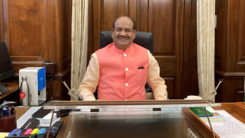 ১৭তম লোকসভার স্পিকার ওম বিড়লাকে আবারও মনোনয়ন দিয়েছে বিজেপি। ছবি: স্টেটসম্যান