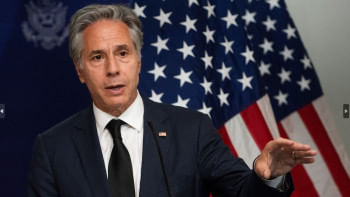 মার্কিন পররাষ্ট্রমন্ত্রী ব্লিঙ্কেন। ছবি: রয়টার্স