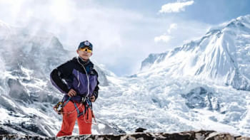 নেপালী পর্বতারোহী নিমা রিনজি শেরপা। ফাইল ছবি: এএফপি