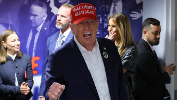 নির্বাচনী প্রচারণায় সাবেক মার্কিন প্রেসিডেন্ট ট্রাম্প। ছবি: রয়টার্স