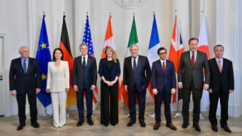 ফেব্রুয়ারিতে মিউনিখে সর্বশেষ জি৭ পররাষ্ট্রমন্ত্রীদের বৈঠক অনুষ্ঠিত হয়। ফাইল ছবি: জি সেভেনের ওয়েবসাইট থেকে সংগৃহীত