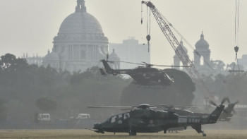 কলকাতার ফোর্ট উইলিয়ামে চলছে বিজয় দিবস উদযাপনের প্রস্তুতি। ছবি: স্ক্রিণশট/সংগৃহীত