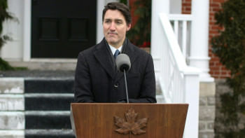 কানাডার সদ্য-সাবেক প্রধানমন্ত্রী ট্রুডো। ছবি: রয়টার্স