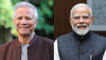নরেন্দ্র মোদি ও ড. ইউনূস। কোলাজ ছবি: বাসস