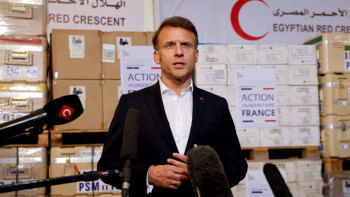 ফ্রান্সের প্রেসিডেন্ট ইমানুয়েল মাখোঁ। ছবি: এএফপি