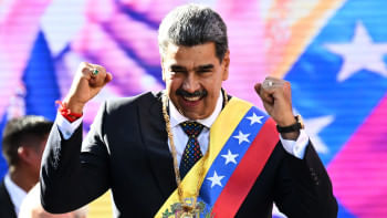 ভেনেজুয়েলার প্রেসিডেন্ট নিকোলাস মাদুরো। ফাইল ছবি: এএফপি