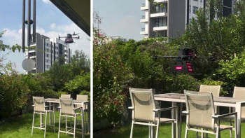 ড্রোনের মাধ্যমে খাবার ডেলিভারি করার সফল ট্রায়াল শেষ করেছে ইজাকায়া। ছবি: সংগৃহীত