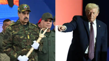 ভেনেজুয়েলার মাদুরো ও যুক্তরাষ্ট্রের ট্রাম্প। ছবি: এএফপির ফাইল ছবি থেকে কোলাজ