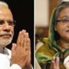 ভারতের প্রধানমন্ত্রী মোদি ও বাংলাদেশের প্রধানমন্ত্রী শেখ হাসিনা। ফাইল ছবি ভারতের প্রধানমন্ত্রী মোদি ও বাংলাদেশের প্রধানমন্ত্রী শেখ হাসিনা। ফাইল ছবি