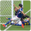 controversial goal by Japan controversial goal by Japan