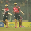 Andre Russell & Mosaddek Hossain  Andre Russell & Mosaddek Hossain