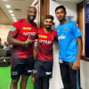 Andre Russell, Litton Das & Mustafizur Rahman  Andre Russell, Litton Das & Mustafizur Rahman