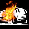 গুলিস্তানে বাসে আগুন bus_fire