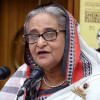 সাবেক প্রধানমন্ত্রী শেখ হাসিনা। ছবি: বাসস