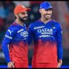 Faf du Plessis and Virat Kohli Faf du Plessis and Virat Kohli