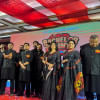 নতুন সিজনের মুক্তি উপলক্ষে আয়োজিত সংবাদ সম্মেলনে ব্যাচেলর পয়েন্টের অভিনয়শিল্পী ও কলাকুশলীরা উপস্থিত ছিলেন। ছবি: স্টার