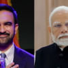 নরেন্দ্র মোদি ও জোহরান মামদানি। কোলাজ ছবি: রয়টার্স