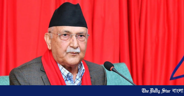 নেপালের প্রধানমন্ত্রী কে পি অলি শর্মা। ফাইল ছবি: কাঠমান্ডু পোস্ট